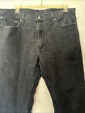 Men's Straight Black Jeans - Clean Classic Fit